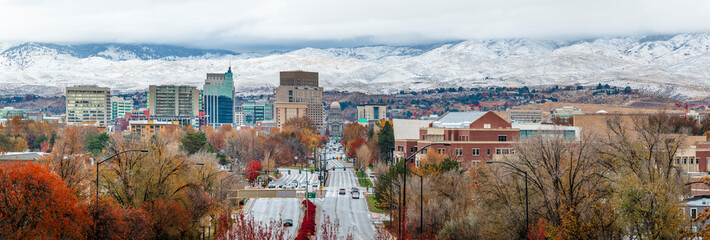 Boise , Idaho skyline