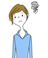 困るビジネスウーマン