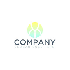 Abstract shape logo for company name