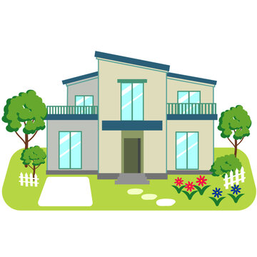 「庭付き一戸建て」の写真素材 | 916件の無料イラスト画像 | Adobe Stock