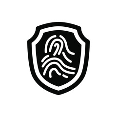 Biometric security icon