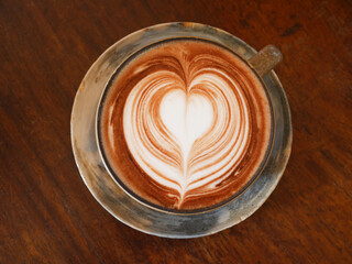 A cup of hot chocolate