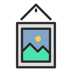 Frame photo icon