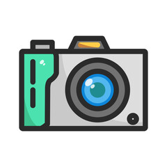 Digital camera icon, vector file