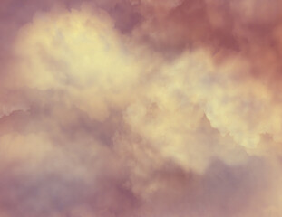 Color sky with clouds background