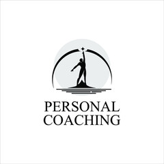 life coaching logo training vector personality growth design development and empowered 