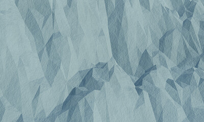 3D redered low poly rock cliff background