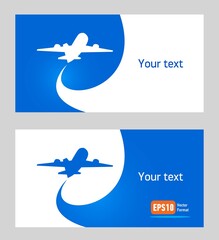 airplane flight tickets air fly cloud sky blue travel background takeoff