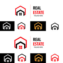 creative real estate logo modern vector.