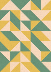 Abstract Geometric Pattern generative computational art illustration