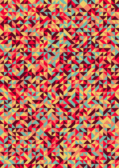 Abstract Geometric Pattern generative computational art illustration