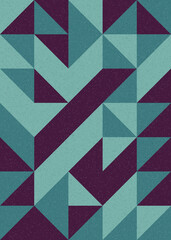 Abstract Geometric Pattern generative computational art illustration