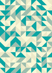 Abstract Geometric Pattern generative computational art illustration