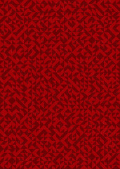 Abstract Geometric Pattern generative computational art illustration