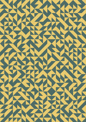 Abstract Geometric Pattern generative computational art illustration