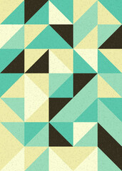 Abstract Geometric Pattern generative computational art illustration