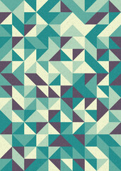 Obraz premium Abstract Geometric Pattern generative computational art illustration