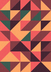 Abstract Geometric Pattern generative computational art illustration