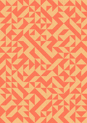 Abstract Geometric Pattern generative computational art illustration