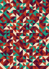 Abstract Geometric Pattern generative computational art illustration