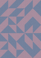 Abstract Geometric Pattern generative computational art illustration