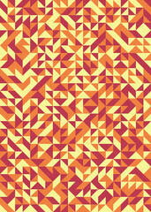 Abstract Geometric Pattern generative computational art illustration