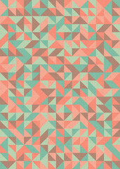 Abstract Geometric Pattern generative computational art illustration