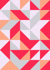 Abstract Geometric Pattern generative computational art illustration