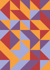 Abstract Geometric Pattern generative computational art illustration