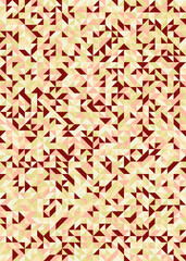 Abstract Geometric Pattern generative computational art illustration