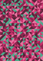 Abstract Geometric Pattern generative computational art illustration