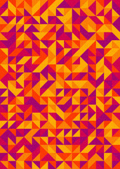 Abstract Geometric Pattern generative computational art illustration