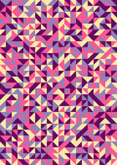 Abstract Geometric Pattern generative computational art illustration