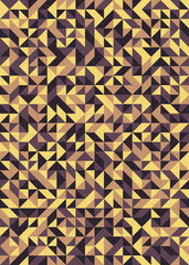 Abstract Geometric Pattern generative computational art illustration