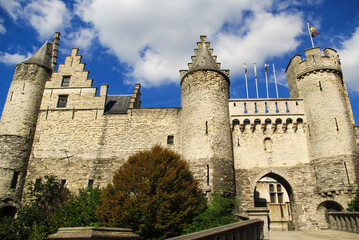 Fototapeta premium Corners of the city of Antwerp, Belgium, streets and monuments