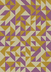 Abstract Geometric Pattern generative computational art illustration