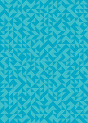 Abstract Geometric Pattern generative computational art illustration