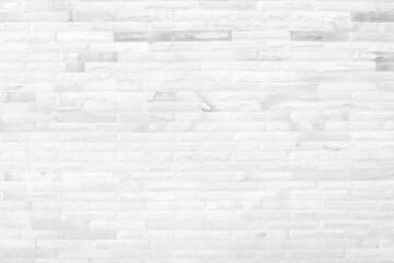 White grunge brick wall texture background for stone tile block painted in grey light color...