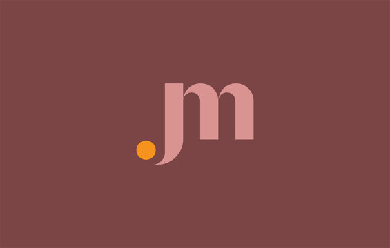 joined letter JM logo design