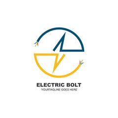 electrical service and installation  icon vector design