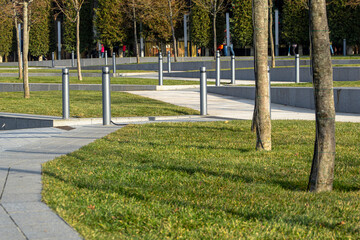 Autumn walk in 2020 in Krasnodar park