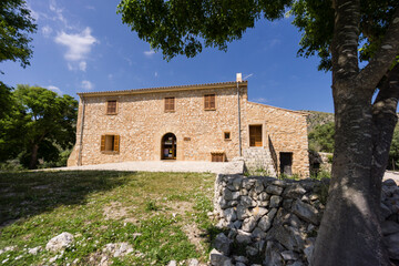 Fototapeta na wymiar Information center and the natural Parc office, Alqueria Vella de Baix., Arta, Mallorca, balearic islands, spain, europe