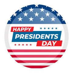 Happy Presidents Day Vector Illustration. Suitable for greeting card, poster and banner. Illustration Of happy Presidents Day. 