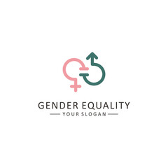 Vector symbol of gender equality