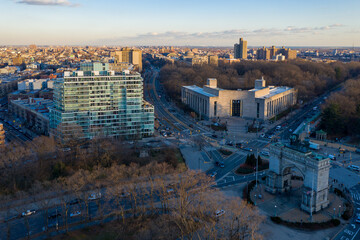 Fototapeta na wymiar Grand Army Plaza - Brooklyn, New York