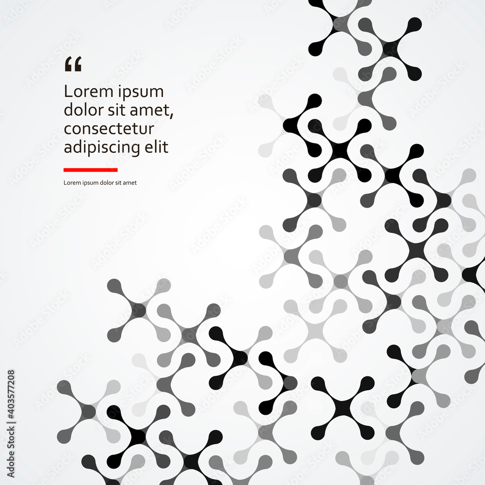 Poster illustration on white backdrop. graphic modern pattern. blank minimal design concept. banner trendy 