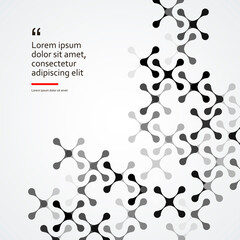 Illustration on white backdrop. Graphic modern pattern. Blank minimal design concept. Banner trendy illustration. Abstract grey white background. Graphic element vector