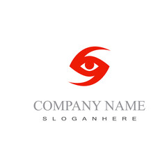 Branding Identity Corporate Eye Care vector logo design