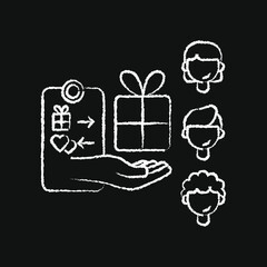 chalk icon, blogger and influencer