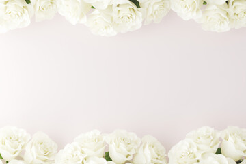 Obraz na płótnie Canvas Love and Valentine's day background mockup.